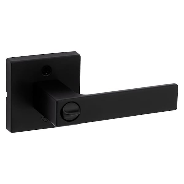 Kwikset Kwikset Singapore Contemporary Matte Black Entry Door Knob 1-3/4 in. 97402-912 - main